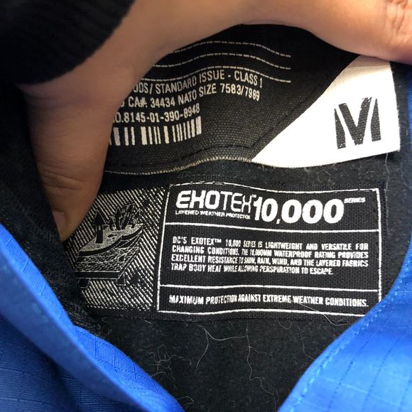 DC BLUE MEN'S BANSHEE TECHNICAL SNOWBOARDING SKI SNOW PANTS SIZE MEDIUM - Picture 6 of 15